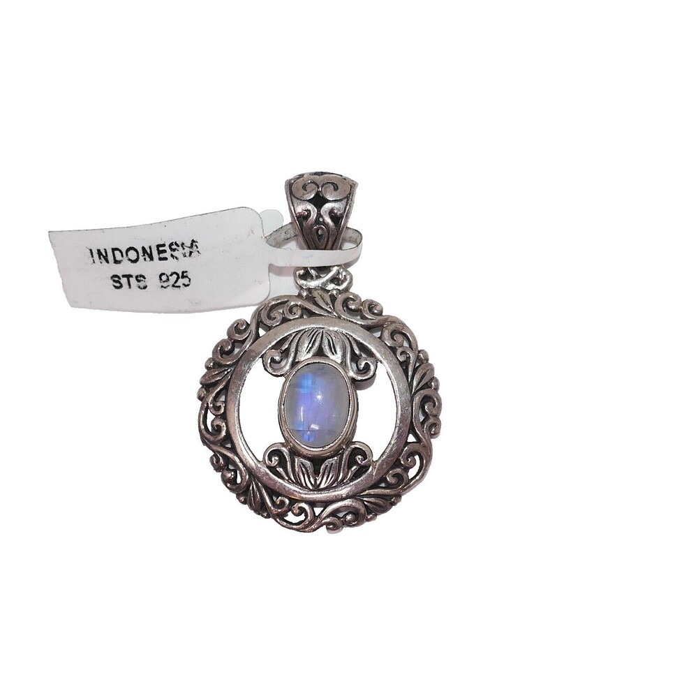 STS Sterling Silver 925 Gemstone Pendant
